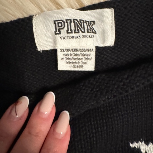 Pink VS cotton oversized sweater XS new ! - Picture 5 of 5